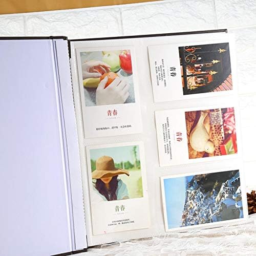 Zerone албум за 500 фотографии, албум со висок капацитет на албум со стилски насловен картон за складирање на голем број на фотографии