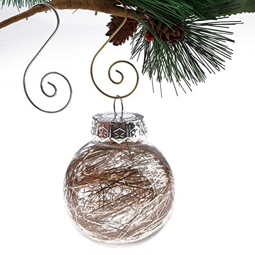 Woration 40 парчиња Божиќ мали мулти-намени S куки жица метал S во форма на висина за висина за занаети за занаети украси за украси за закачалки за забави празнични Божиќн