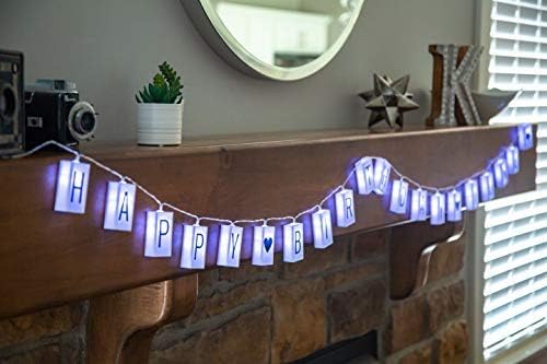 Стринг светла на Marquee од ModFamily - прилагодливи кутии за светло за пораки, жици, украси за забави, украс за домови