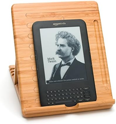 Липер Интернешнл 1887 Бамбусово Дрво Проширлив Штанд за iPad, Samsung, Nexus, Nintendo Switch и Други Таблети