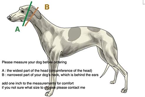 Екстра мека јака за кучиња Мартингејл за Greyhound Saluki Whippet и други раси со сличен врат 2 широк