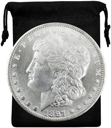 Кокрит копија 1897-с-Морган долар издлабени сребрени монети-реплика САД стари оригинални сувенири за сувенири пред Морган, хобо-монета,