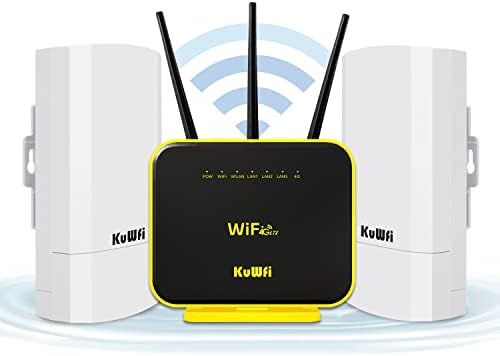 KUWFI пакет на стоки 2,4G безжичен WiFi мост и 1200Mbps 4G LTE рутер со двојна лента Gigabit Router