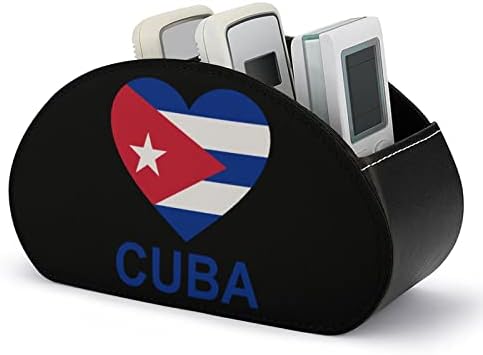 Loveубов кутија за складирање на далечински управувач Cuba PU повеќефункционални ТВ далечински управувачи на организатори за организатори