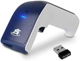 Скенирач за скенирање на безжични преносни 1Д-скенер за баркод од Bluetooth: 3-во-1 рачни скенери-вибрација, безжичен, пиштол