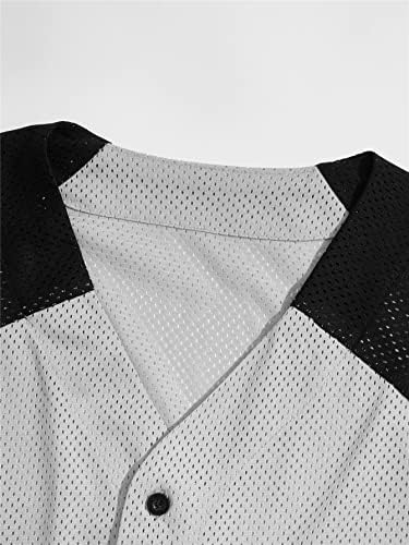 Oshho Облека за две парчиња за мажи мажи во боја блок Raglan ракав Top & Track Shorts Jersey Sett