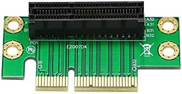 SINLOON PCI- EXPRESS 4X Riser картичка 90 степени Адаптер картичка PCI-E 4X Extender Продолжена картичка за 1U, Мал компјутер и сервер