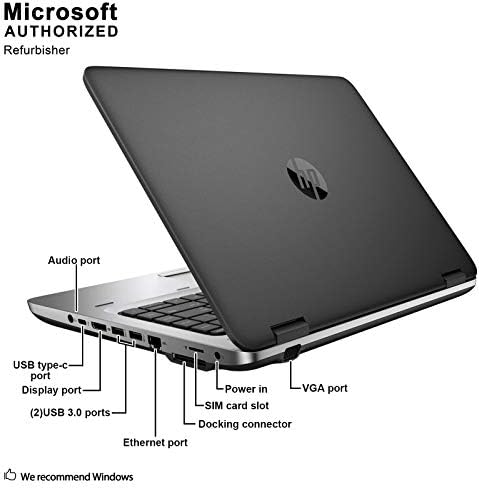 Hp ProBook 640 G2 14 Инчен Бизнис Лаптоп, Intel Core i7-6600U до 3,4 GHz, 16G DDR4, 512G SSD, Веб Камера, USB 3.0, Тип-C, WiFi, VGA, DP, Победа