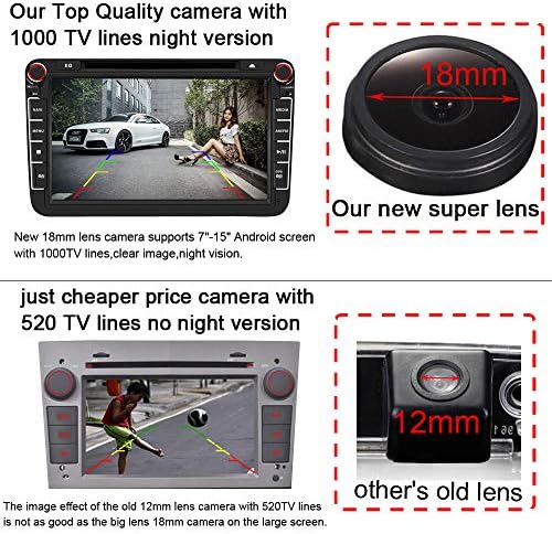 HDMEU HD Боја CCD Водоотпорен Автомобил Автомобил Заден Поглед Резервна Камера, 170° Агол На Гледање Камера За Рикверц За Mazda