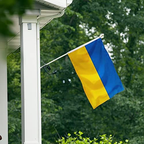 Xifan Premium најлон Украина Украински знаме 3x5 на отворено, двострана тешка 210D најлон украински знамиња на национална земја, најсилно најдолго