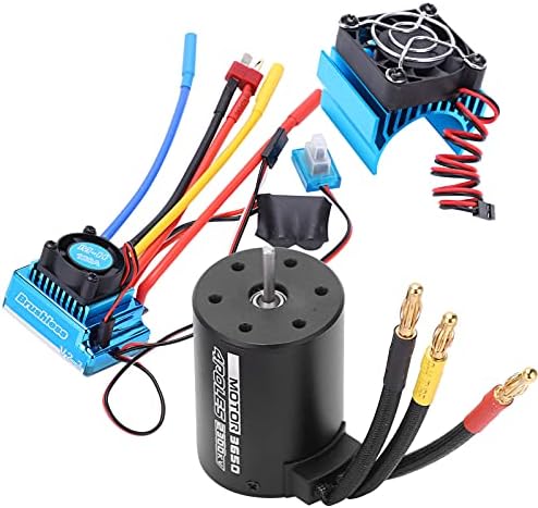 VGEBY 3650 2300KV+120A траен без четка ESC Combo Set и Sell Sell Set за 1/10 RC далечински управувач