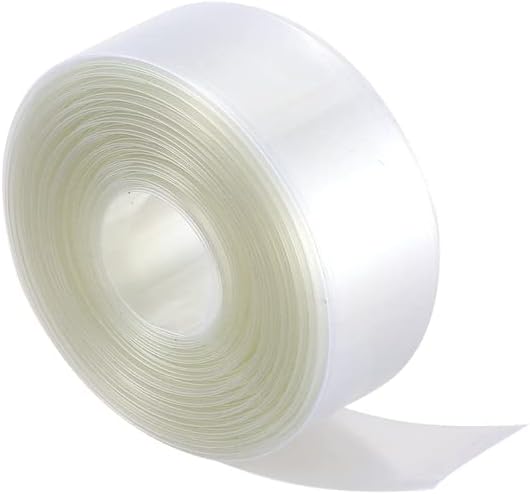 ABSF 10Meters 23мм ширина PVC Ture Shap Wrap Tube Clear for 1 x AA батерија -