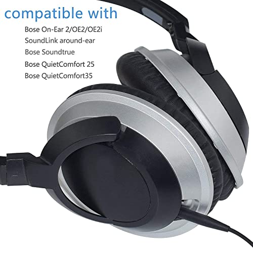 Замена на Muigiwi QC45 аудио кабел од 2,5 mm до 3,5 mm жица на кабел за слушалки компатибилна со Bose QuietComfort 25 QC25 QC35 QC45 ON-ESS