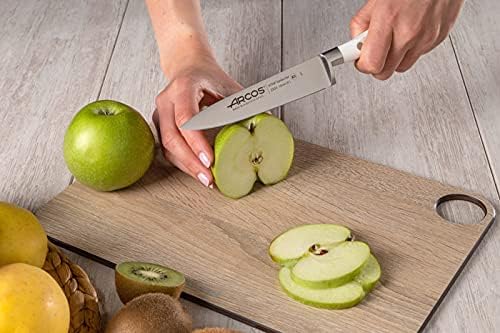 АРКОС готвач нож од 6 инчи не'рѓосувачки челик. Мулти-употреба професионален нож за готвење со ергономска полиоксиметилен рачка и сечило од 150мм. Серија Ривиера Бла?