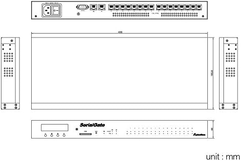 SystemBase - 8ports Сериски RS232/RS422/RS485 До Ethernet 16ports Уред Сервер, Индустриски Одделение, Поддржува Modbus RTU/ASCII, RJ45