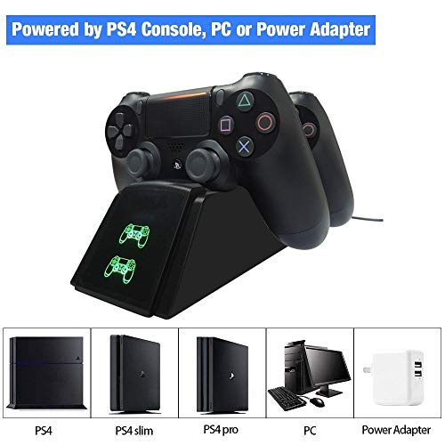 FunMax PS 4 Станица За Полнење За Sony Playstation4 / PS4 / PS4 Слим / PS4 Pro Контролер Пакет