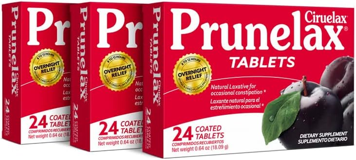 Prunelax/ ciruelax природен лаксатив редовен, црвен, 24 броење пакет 3