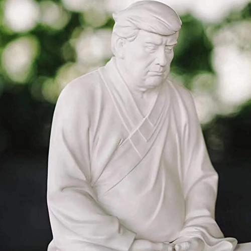 Rwqrwq Замислени Монашки Облеки Доналд Трамп Статуи На Буда Фигура, Новина За Смола Трамп, 2024 Година-Направете Ја Вашата Компанија