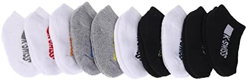 Чорапи на момче К-Швајцарија-Чорапи со ниско ниво на удобност се вклопуваат во дишените детски чорапи за момчиња за мали деца, 10-пакувања