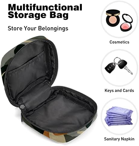 Санитарна торба за складирање на салфетка, торбичка за менструална чаша, преносни санитарни салфетки влошки за чување торбички женски