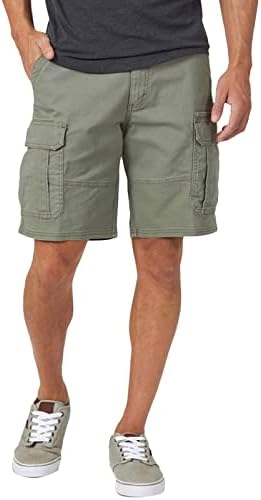 Шорцеви за вежбање за мажи со џебови се протегаат карго панталони мода лабава случајна машка класична кратка облека за мажи