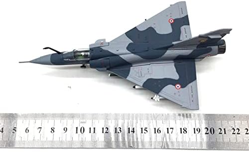 Rescess Copy Airplane Model 1/100 за француска Mirage 2000 Jet Fighter Scale Die Cast Metal Warrift Model Model Ornament Collection