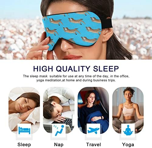 Унисекс спиење маска за очи за очи значајна ноќ за спиење маска удобно покритие за сенка на очите