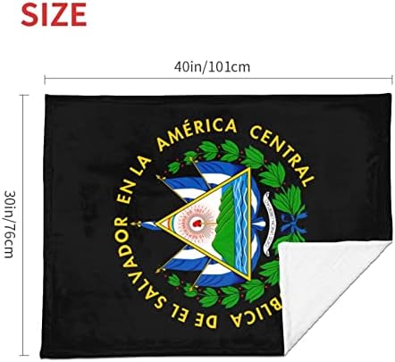 Знаме на Ел Салвадор Свидл ќебиња Супер меко бебе ќебе бебе најважни сили бебе ќебе 30 x40