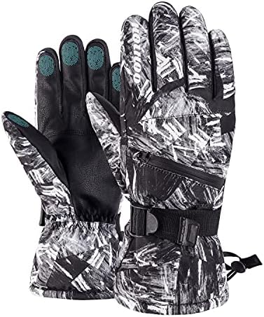 Скијачки ракавици, водоотпорни снежни нараквици -30 ℉ Зимски нараквици за ладно време на допир на допир на допир на допир на допир на допир