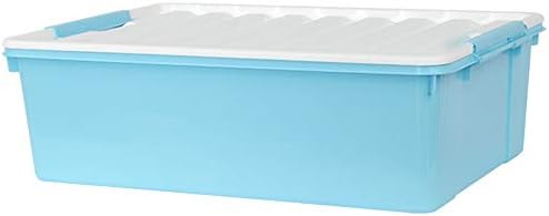 Складирање под Креветот Кутии За Торби За Складирање Под Креветот Кутија За Складирање На Дното На Креветот Со Капак Пластична Кутија