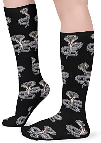 Кобра Змија Маскота Спортски чорапи Топло цевки чорапи високи чорапи за жени мажи кои работат обична забава
