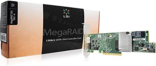 LSI Megaraid SAS 9361-8i 8-порта 12 GB/S SATA+SAS PCI-Express 3.0 Контролер на RAID со низок профил, сингл