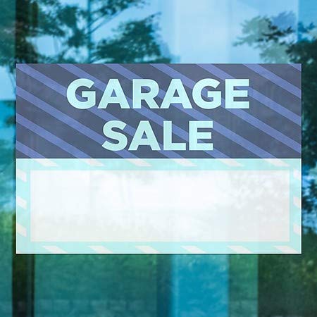 CGSignLab | Продажба на гаража -Стрип сина Влечење на прозорецот | 36 x24