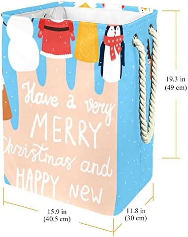 Рачни Божиќни Елементи Големи Корпи За Перење Валкана Крпа Торба За Складирање Попречува Со Рачки Преклопливи Канти За Складирање