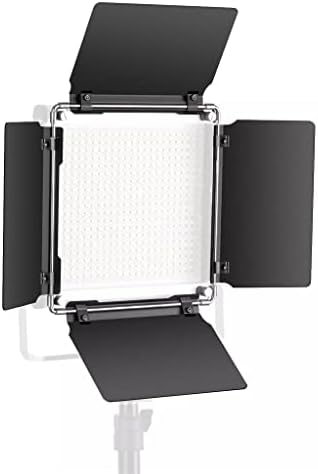 Луко -професионална LED видео -светло штала врата за 480 LED светлосен панел, градежништво солиден метал