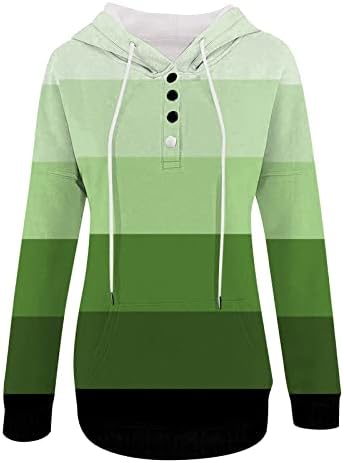 Женска печатење џемпер сива поштенска кошула кошула, женски меки худи долги патенти џемпери, џемпер светло зип -качулка женски женски модни
