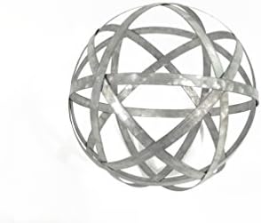 Метална декоративна сфера за украси за дома - потресени галванизирани бендови, рачно насликани, модерни декоративни топки за дневна
