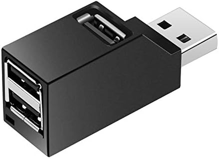 Simyong 3-PORT USB 2.0 Ултра Компактен Центар За Податоци/Сплитер Голема Брзина За MacBook, Mac Pro/Mini, iMac, Surface Pro,