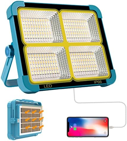 Cosyeasy Portable LED работа соларна светлина 150W 16500mAh 15000 lm 552LED IP66 со степени осветленост работно место за работа на батеријата