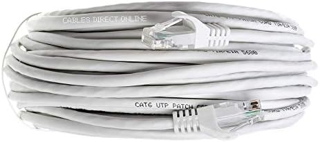 Кабли директно преку Интернет без прицврстување на мрежниот кабел за лепенка на етернет бел 20 стапки