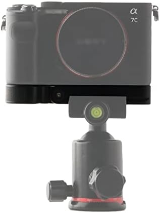 Wepoto R -A7C рака на рака за брзо ослободување на плочата L Bracket QR плоча компатибилен со Sony Alpha 7C A7C камера -Алуминиумска