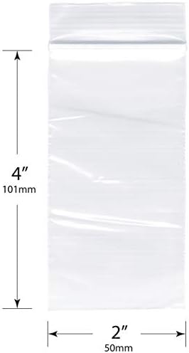 Плимор патент што може да се повлече од пластични кеси, 2 мил, 2 x 4