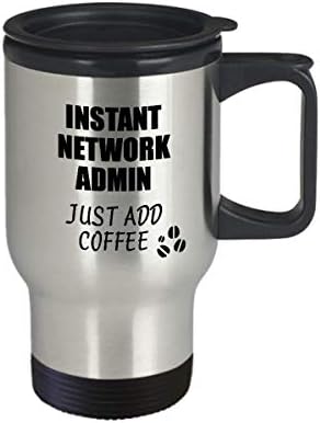 Мрежа администратор за патувања за патувања Инстант само додадете идеја за смешно подарок за кафе за соработникот присутен работно