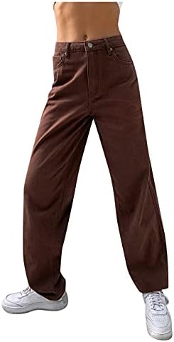 Bddviqnn жени со низок половински панталони џебови плус големина летни обични баги јога панталони плус големина џогери за жени џемпери