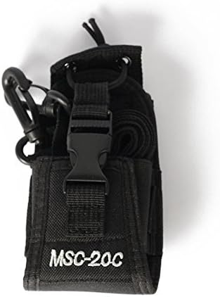 МАРВОГО Мултифункционално црно MSC-20C најлонски радио држач за радио за Kenwood/Yaesu/ICOM Motorolagp338+/344/328/Baofeng BF-666S/777S/888S
