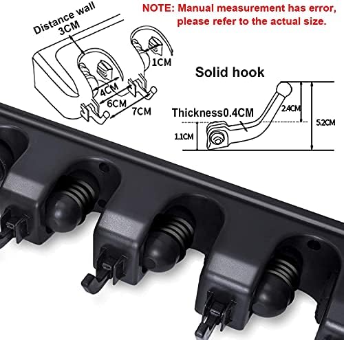Хириксдиректен Држач За Метла Монтирање На Ѕид Метла Организатор Држач За Џогер Закачалка Организатори На Градинарски Алат Решетка