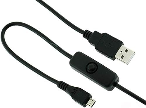 JacobsParts 3a Микро USB Кабел За Вклучување/Исклучување Прекинувач За Напојување Малина Пи &засилувач; Полнење На Телефонот