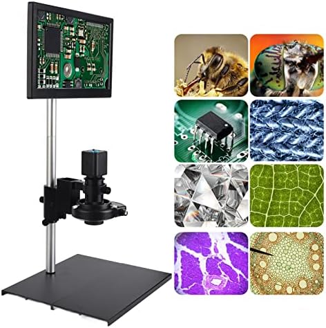 Микроскоп 150x, 2K видео снимање 11.6in LCD 16MP со висока дефиниција мултимедијален интерфејс точна микроскопска камера поставена за