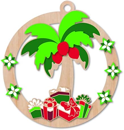 Островско наследство Хавајски дрвен Божиќ украс