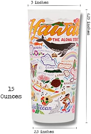 Катстудио Хавајски Острови Чаша За Пиење | Уметнички Дела Инспирирани Од Географија Отпечатени На Матирана Чаша